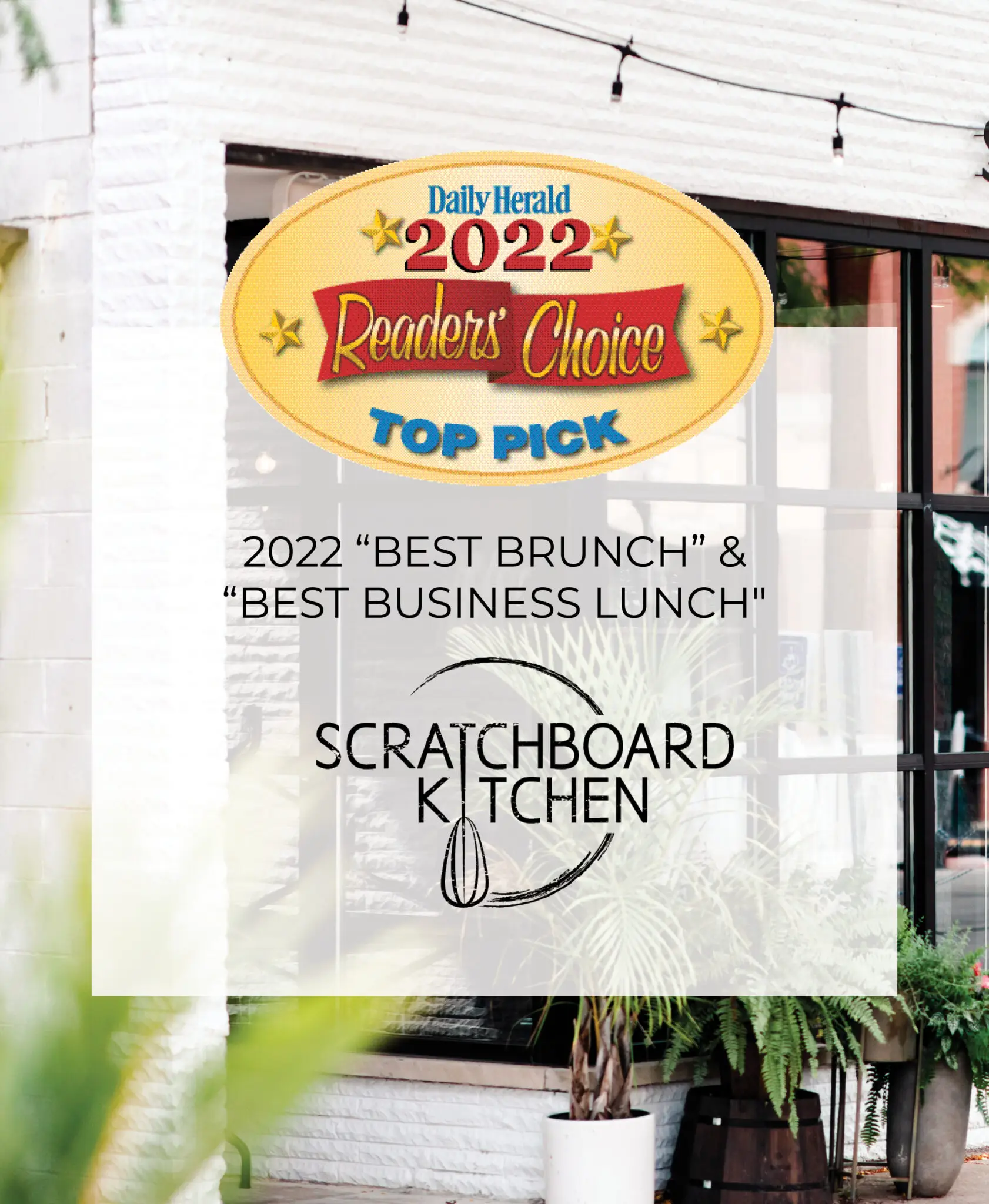 Scratchboard Kitchen 2022 Readers Choice Award