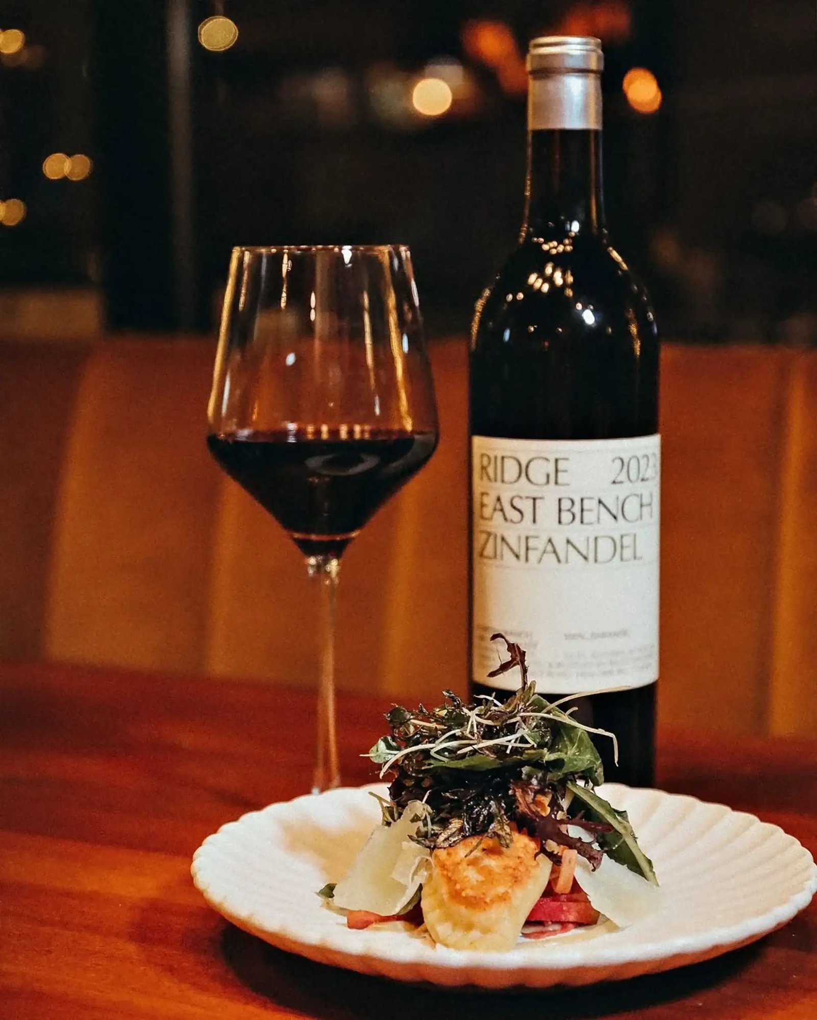 Beet salad ridge zinfandel