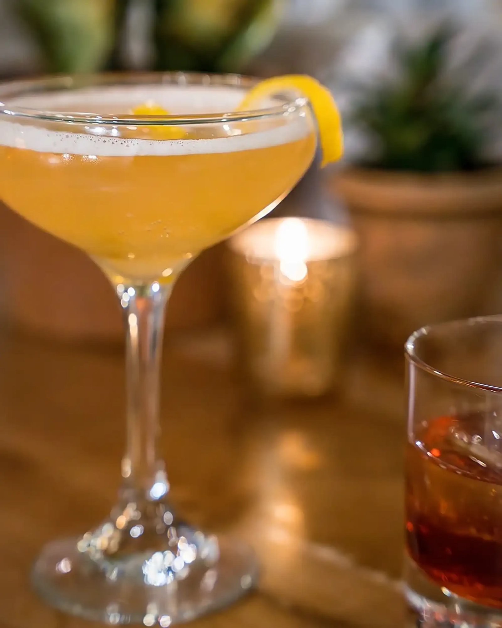 Cocktails coupe rocks